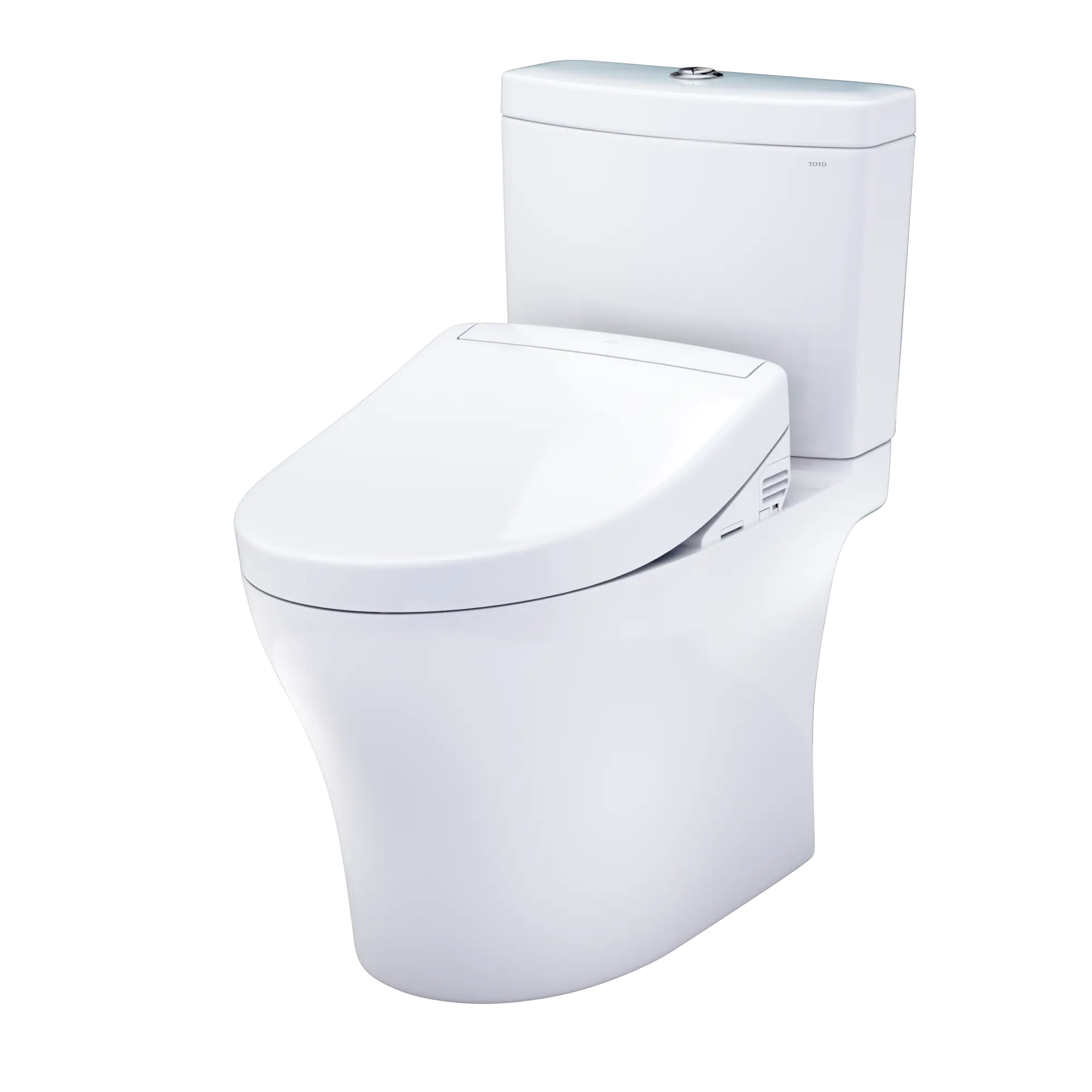 Toto Aquia IV WASHLET S5 Two-Piece Toilet 1.28 GPF/0.9 GPF Universal Height - Plumbing Market