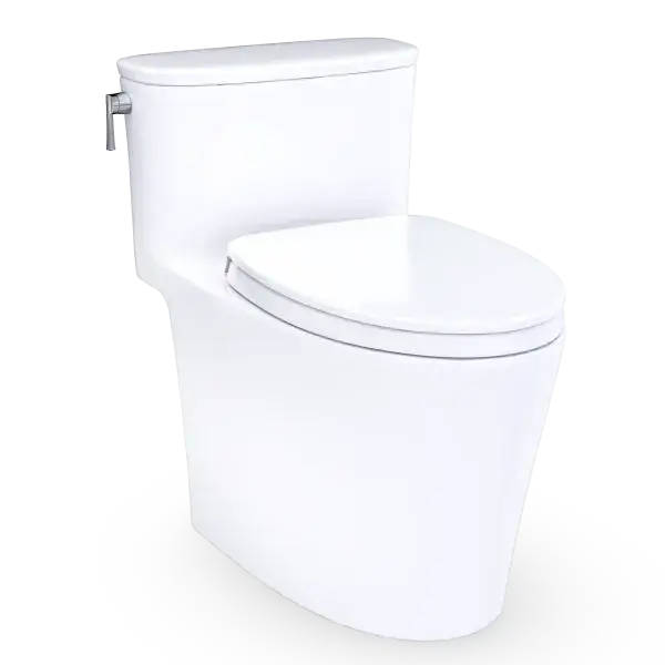 Toto Aurora One-Piece Elongated Comfort Height Toilet Less Seat - Plumbing Market