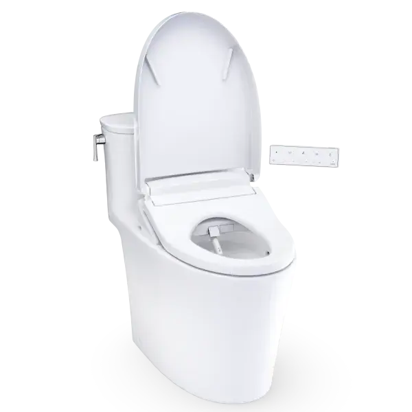 Toto Aurora With S7 Washlet One Piece Elongated Comfort Height Toilet - Plumbing Market