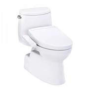 Toto Carlyle II WASHLET S2 One-Piece Toilet Elongated Comfort Height 1.28 GPF - Plumbing Market
