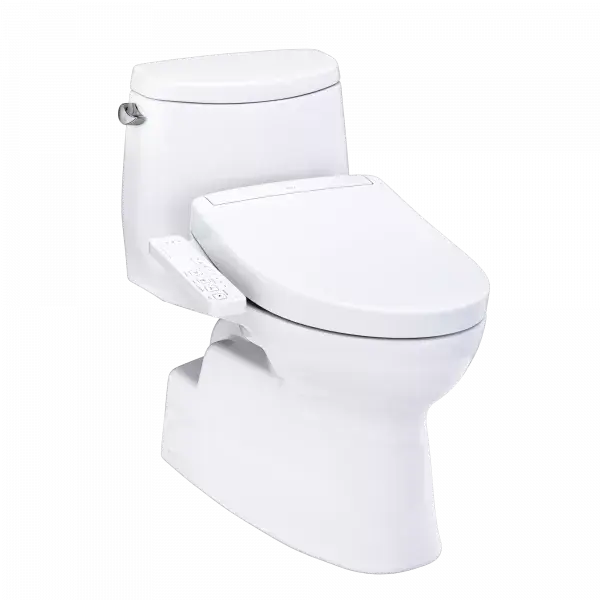 Toto Carlyle II WASHLET S2 One-Piece Toilet Elongated Comfort Height 1.28 GPF - Plumbing Market
