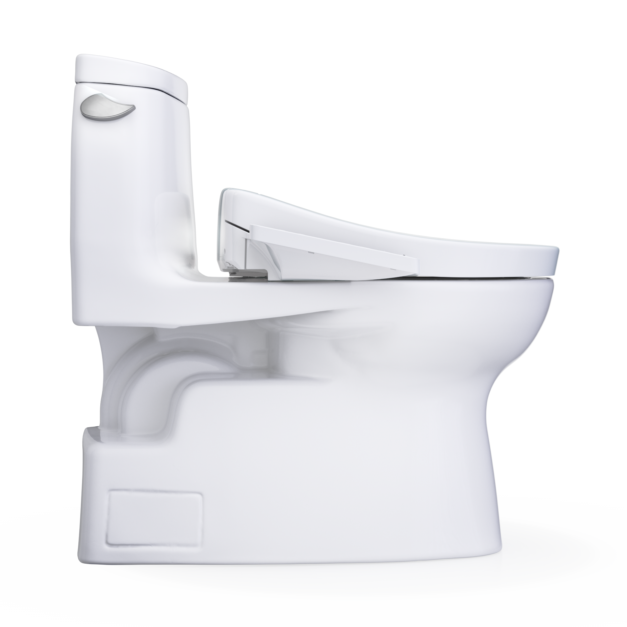 Toto Carlyle II WASHLET S2 One-Piece Toilet Elongated Comfort Height 1.28 GPF - Plumbing Market