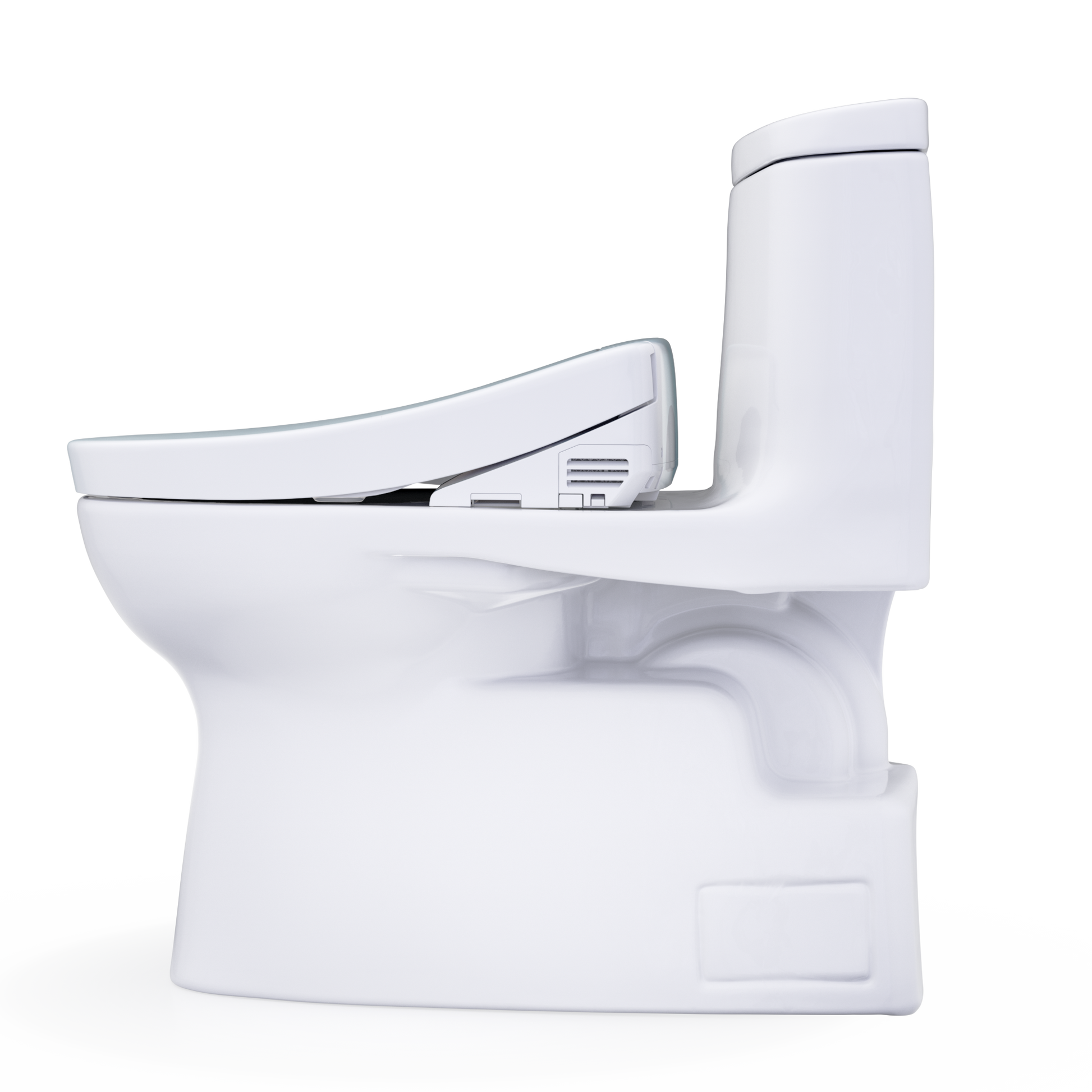 Toto Carlyle II WASHLET S2 One-Piece Toilet Elongated Comfort Height 1.28 GPF - Plumbing Market
