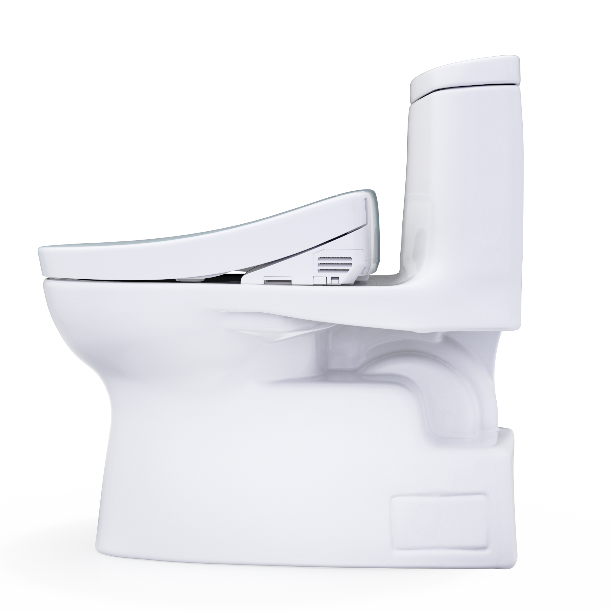 Toto Carlyle II WASHLET S2 One-Piece Toilet Elongated Comfort Height 1.28 GPF - Plumbing Market