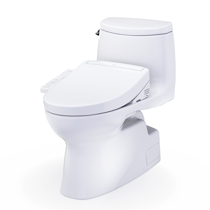 Toto Carlyle II WASHLET S2 One-Piece Toilet Elongated Comfort Height 1.28 GPF - Plumbing Market