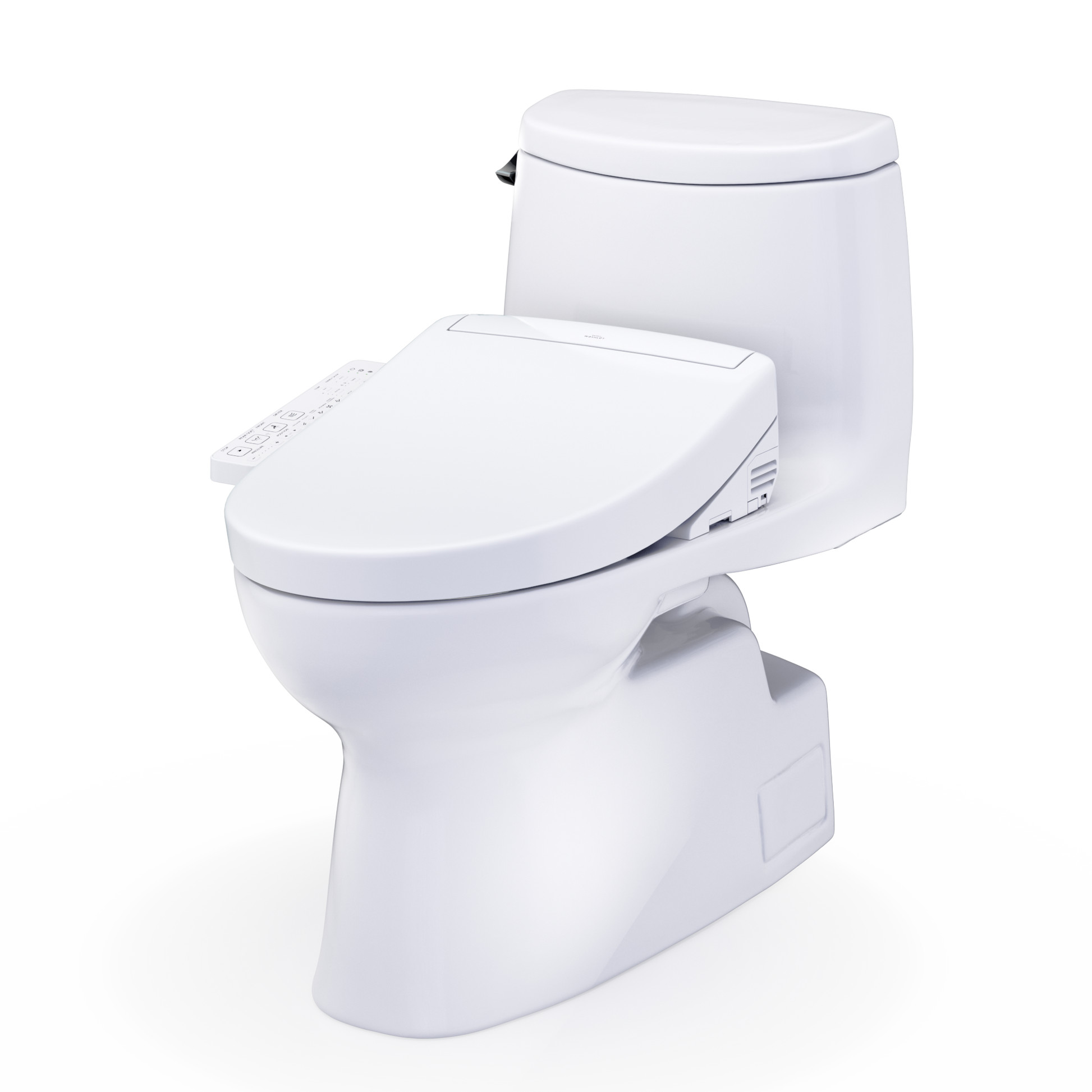 Toto Carlyle II WASHLET S2 One-Piece Toilet Elongated Comfort Height 1.28 GPF - Plumbing Market