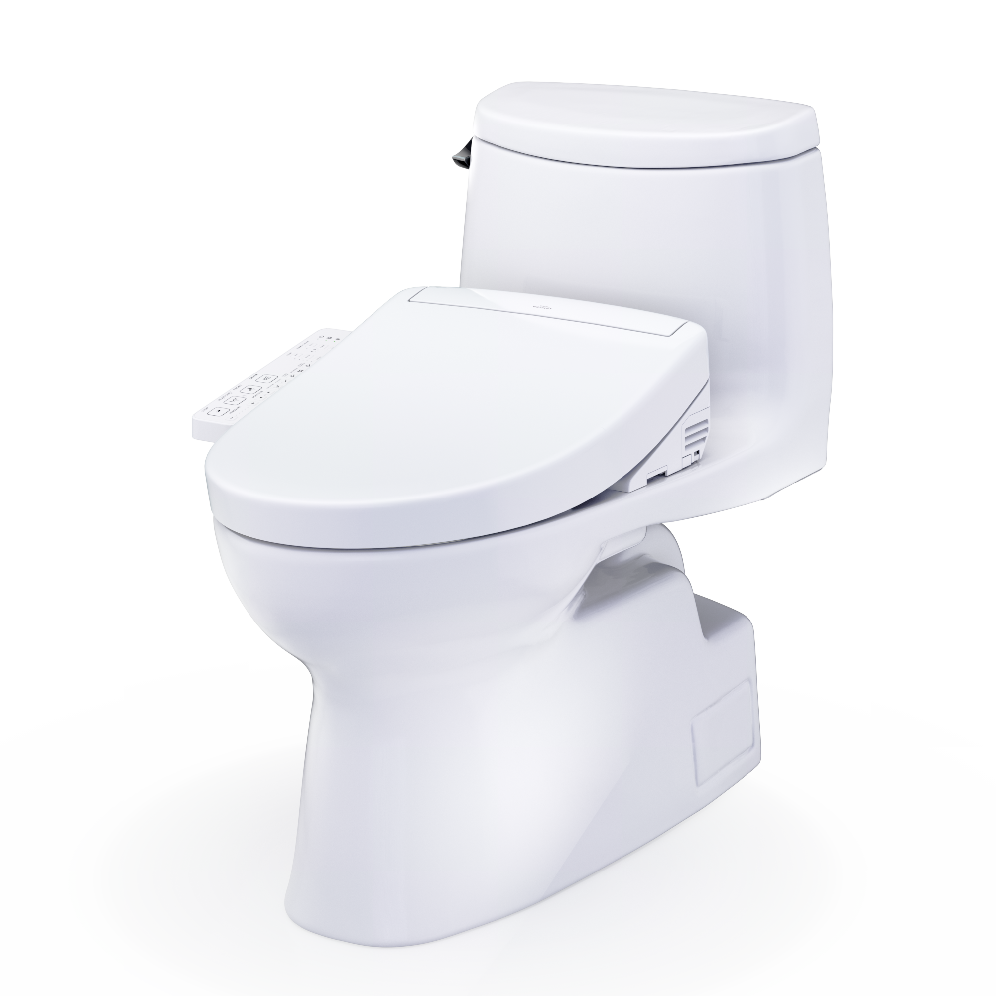 Toto Carlyle II WASHLET S2 One-Piece Toilet Elongated Comfort Height 1.28 GPF - Plumbing Market