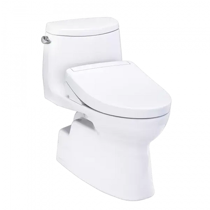Toto Carlyle II WASHLET S5 One-Piece Toilet Elongated Comfort Height 1.28 GPF - Plumbing Market