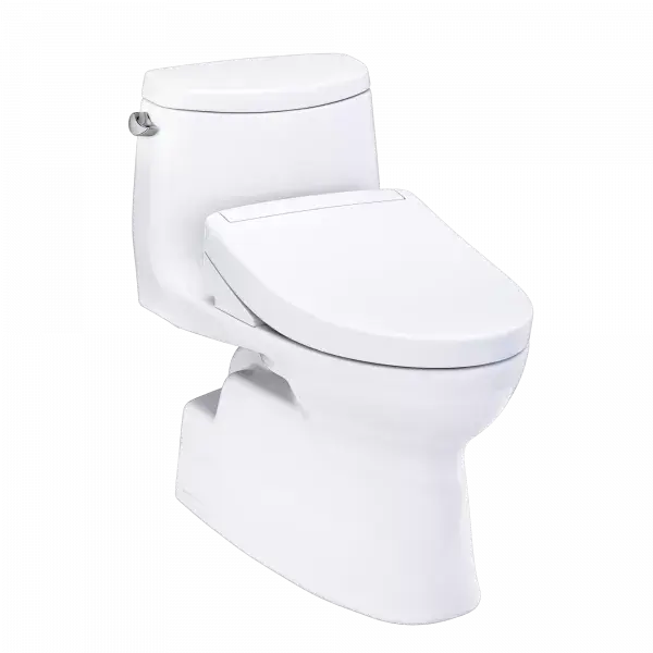 Toto Carlyle II WASHLET S5 One-Piece Toilet Elongated Comfort Height 1.28 GPF - Plumbing Market