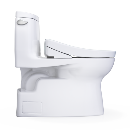 Toto Carlyle II WASHLET S5 One-Piece Toilet Elongated Comfort Height 1.28 GPF - Plumbing Market