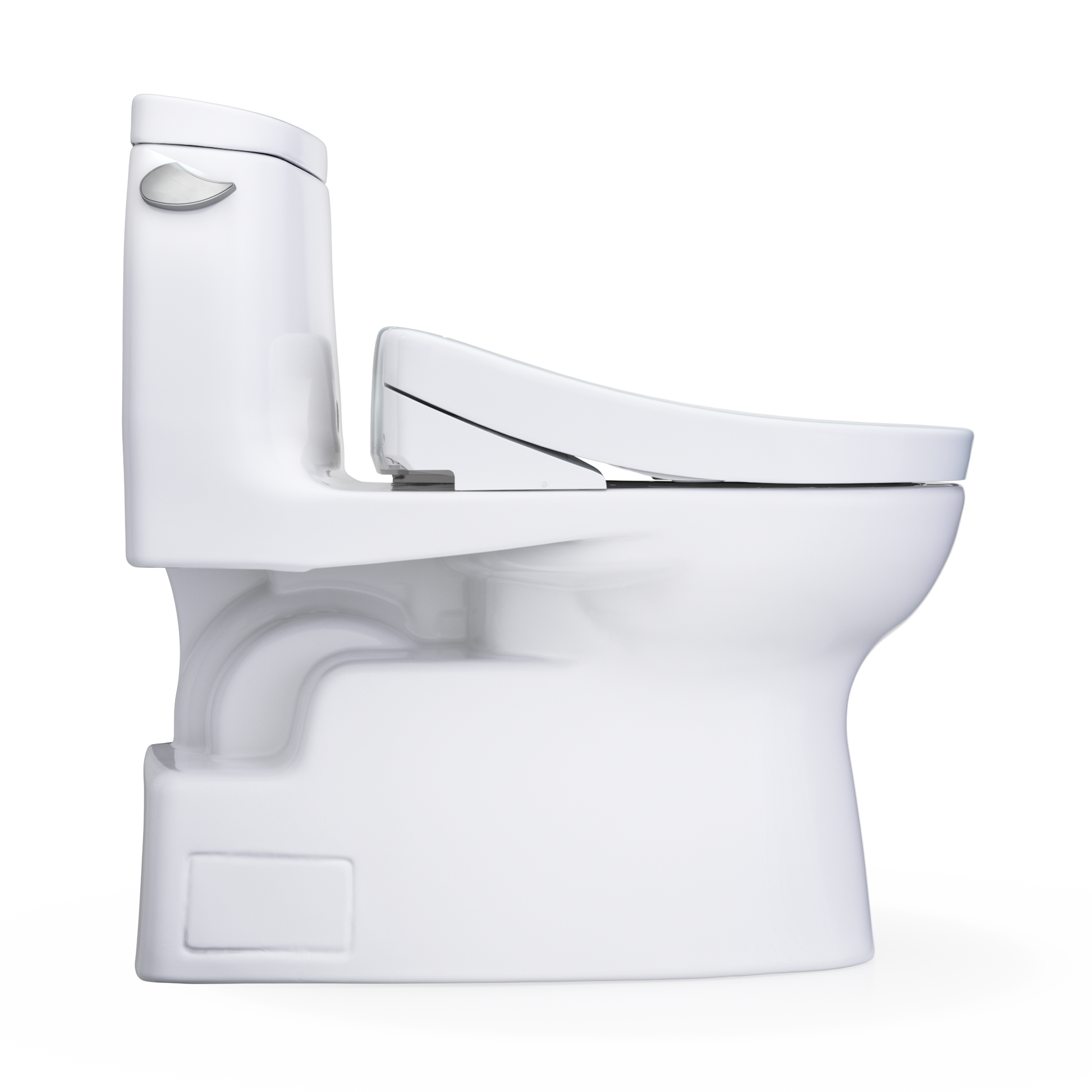 Toto Carlyle II WASHLET S5 One-Piece Toilet Elongated Comfort Height 1.28 GPF - Plumbing Market