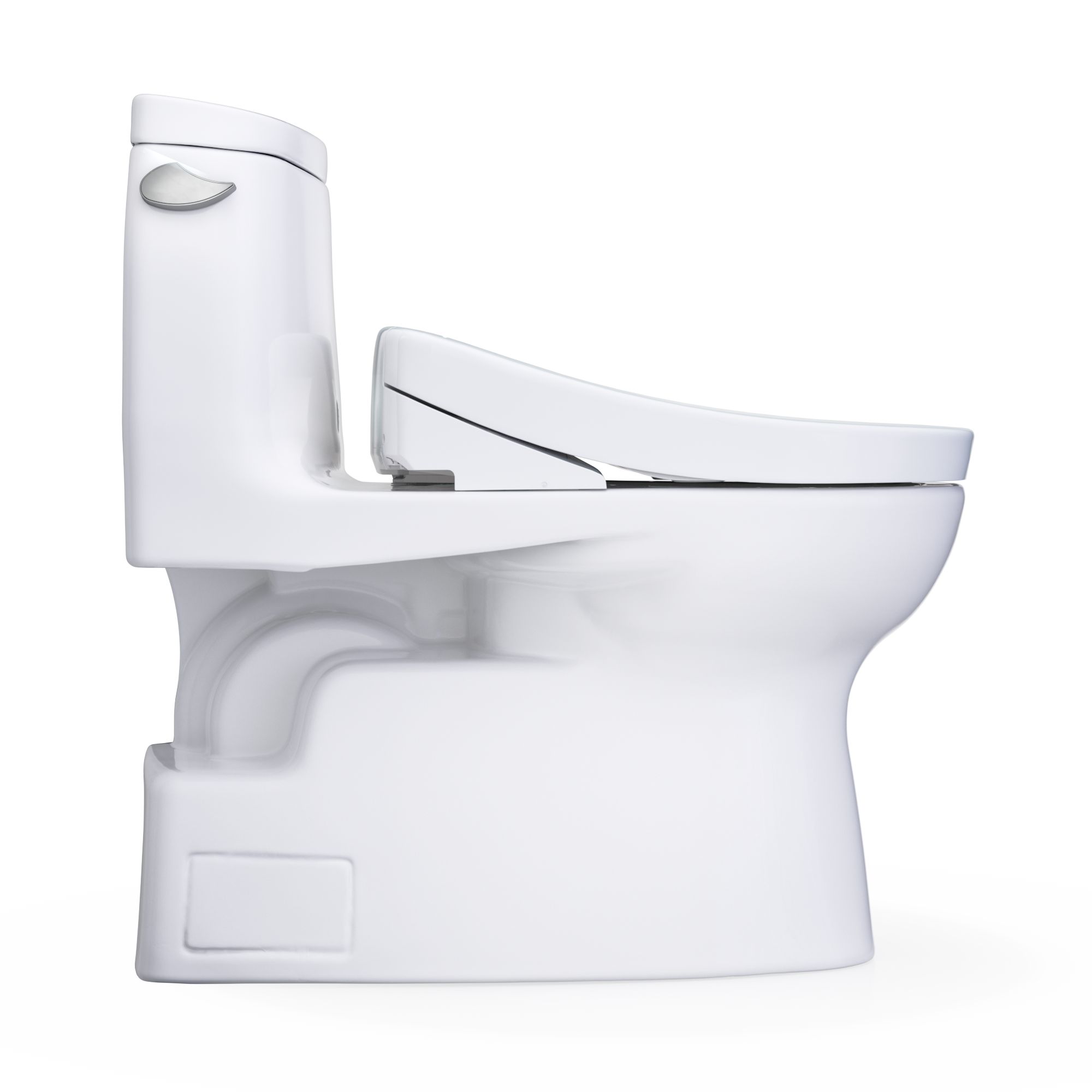 Toto Carlyle II WASHLET S5 One-Piece Toilet Elongated Comfort Height 1.28 GPF - Plumbing Market