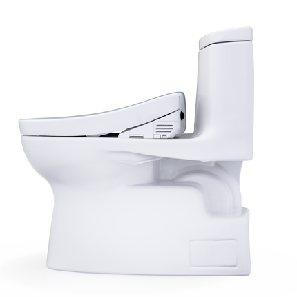 Toto Carlyle II WASHLET S5 One-Piece Toilet Elongated Comfort Height 1.28 GPF - Plumbing Market