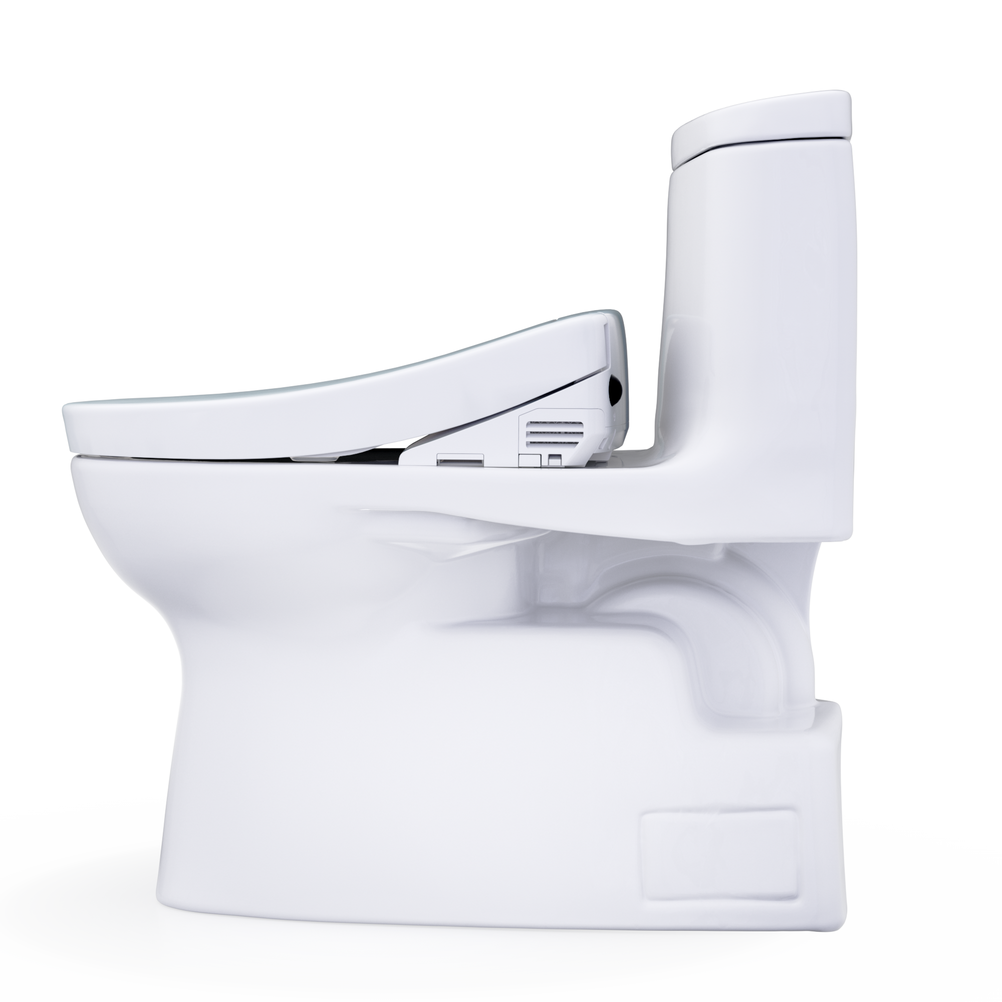 Toto Carlyle II WASHLET S5 One-Piece Toilet Elongated Comfort Height 1.28 GPF - Plumbing Market