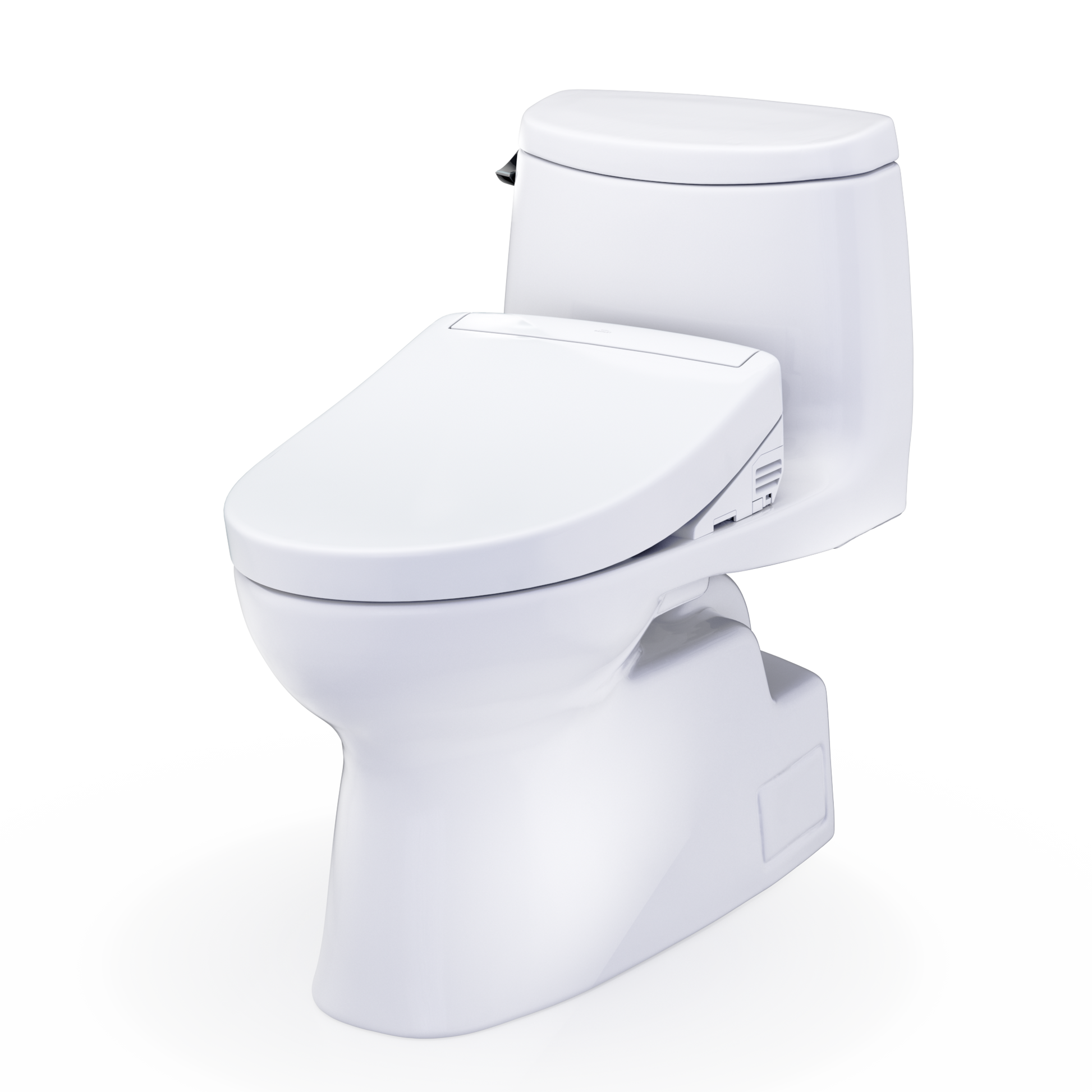 Toto Carlyle II WASHLET S5 One-Piece Toilet Elongated Comfort Height 1.28 GPF - Plumbing Market