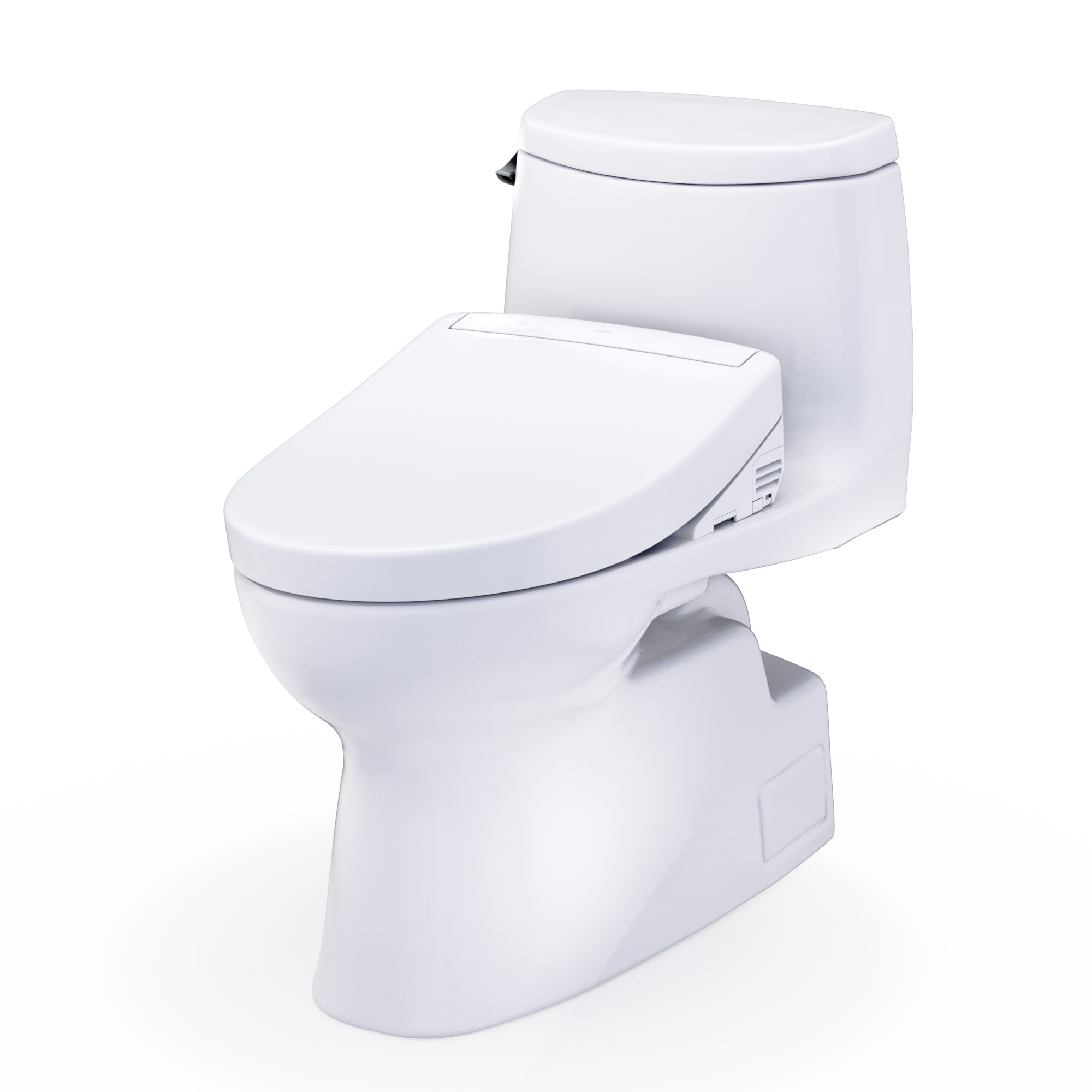 Toto Carlyle II WASHLET S5 One-Piece Toilet Elongated Comfort Height 1.28 GPF - Plumbing Market