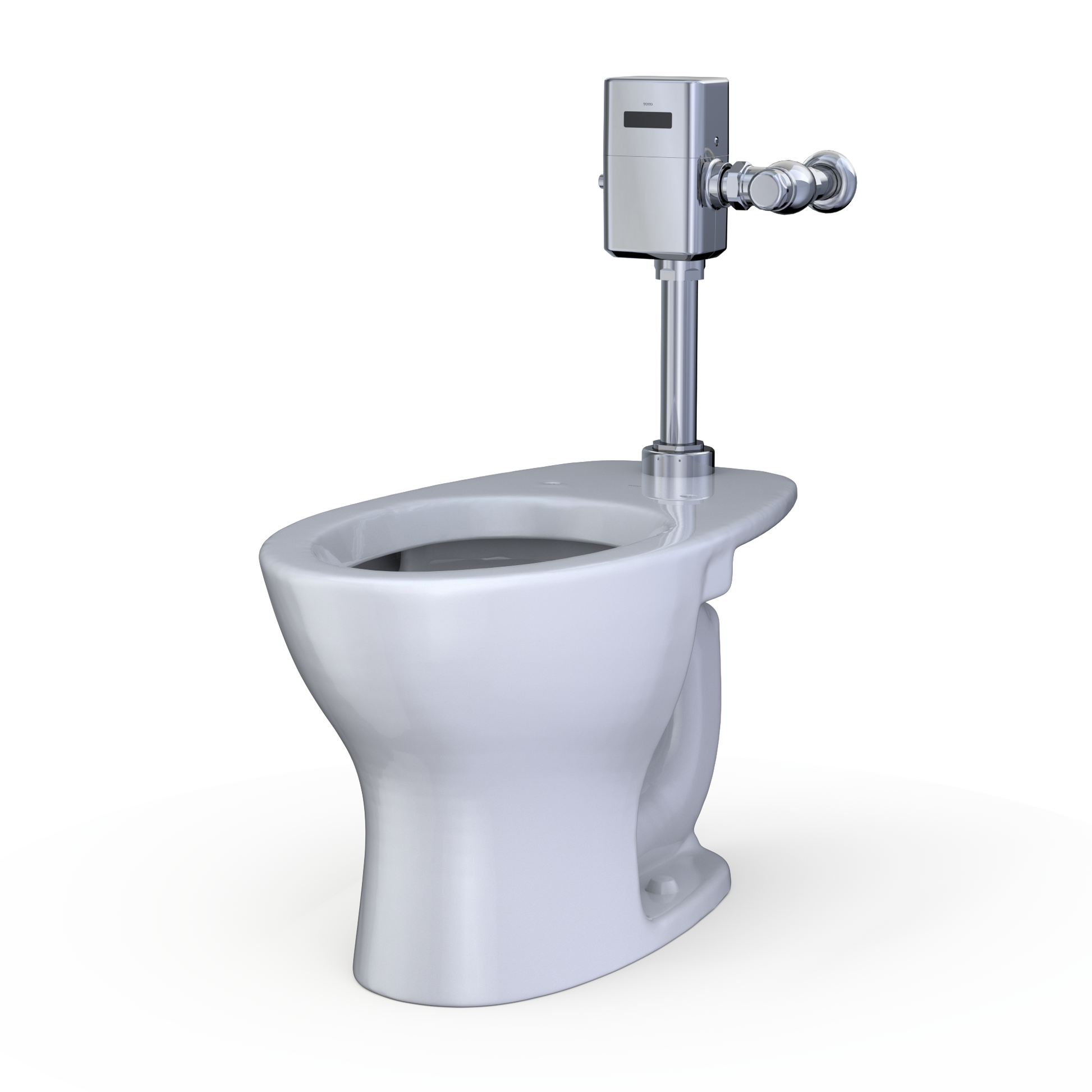 Toto Commercial Flushometer TORNADO FLUSH, Top Spud Floor Mounted Toilet - 1.0/1.28/1.6 GPF - Plumbing Market