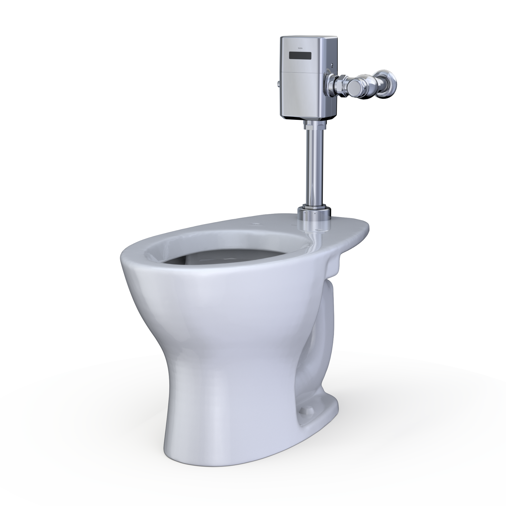 Toto Commercial Flushometer TORNADO FLUSH, Top Spud Floor Mounted Toilet - 1.0/1.28/1.6 GPF - Plumbing Market