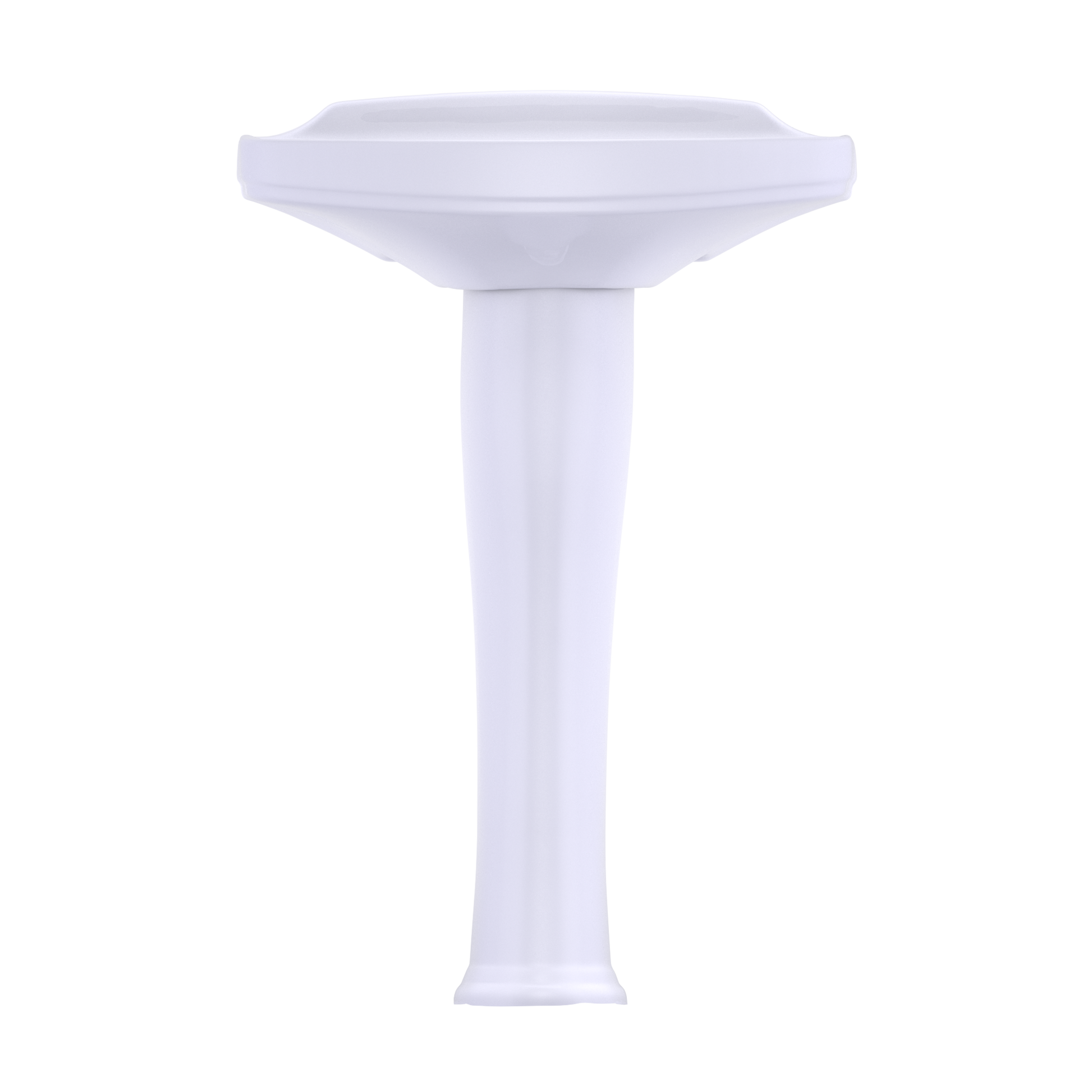 Toto Dartmouth 24-1/4" x 18-1/4" Pedestal Lavatory Sink LPT642 - Plumbing Market