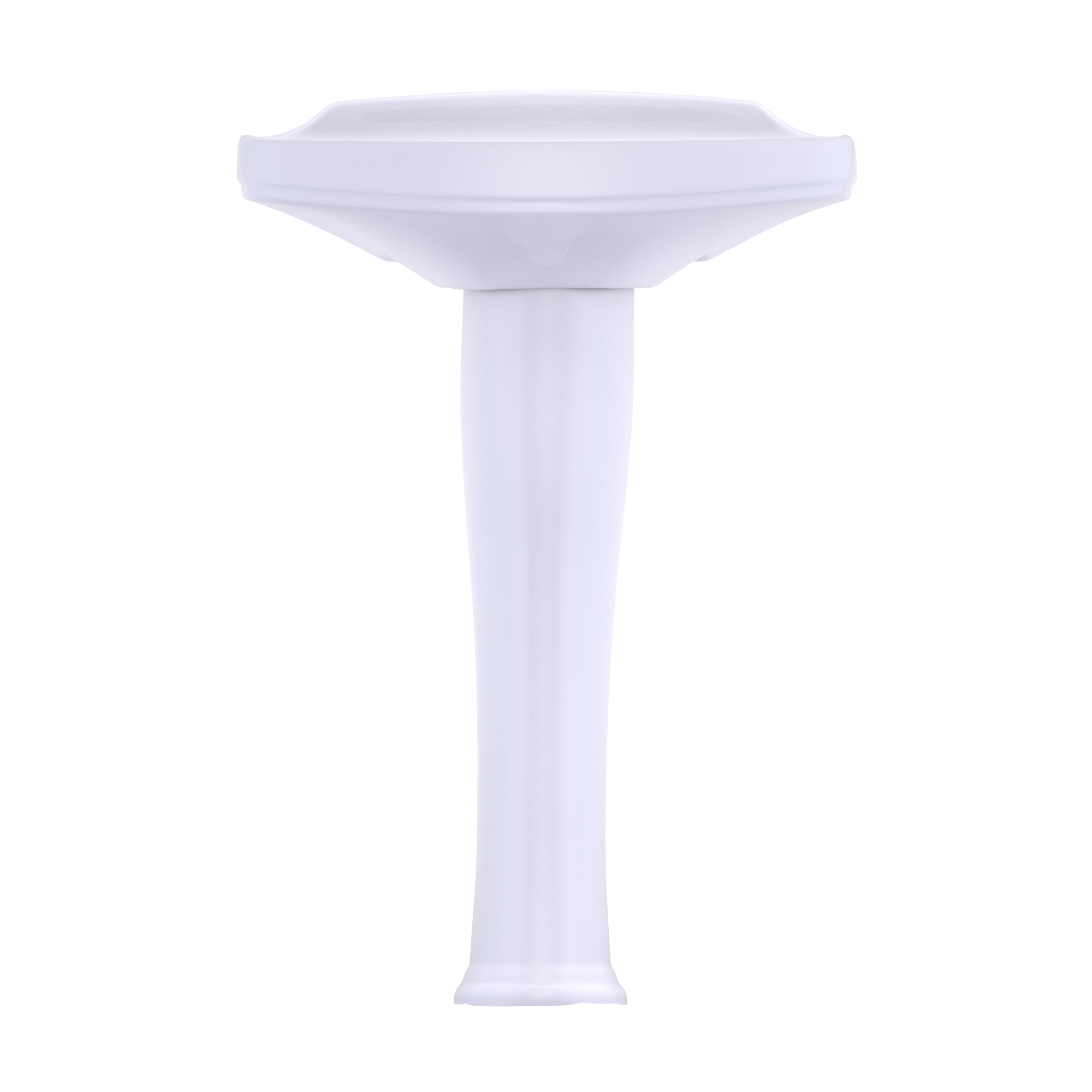 Toto Dartmouth 24-1/4" x 18-1/4" Pedestal Lavatory Sink LPT642 - Plumbing Market