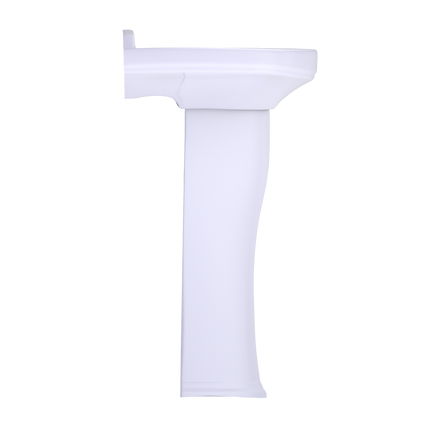 Toto Dartmouth 24-1/4" x 18-1/4" Pedestal Lavatory Sink LPT642 - Plumbing Market