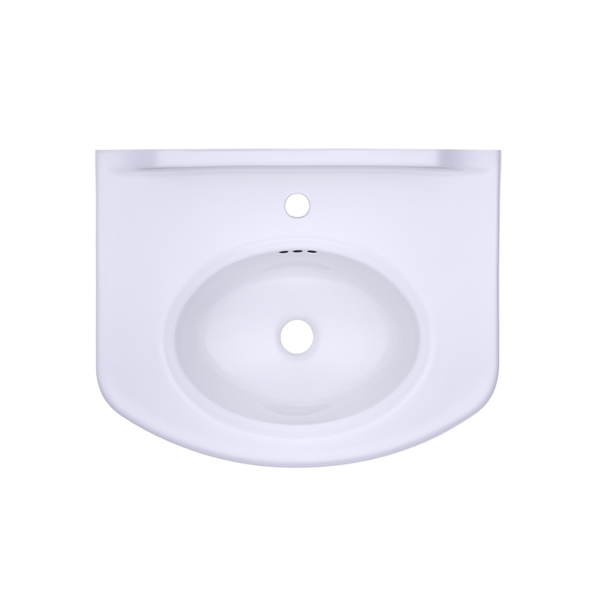 Toto Dartmouth 24-1/4" x 18-1/4" Pedestal Lavatory Sink LPT642 - Plumbing Market