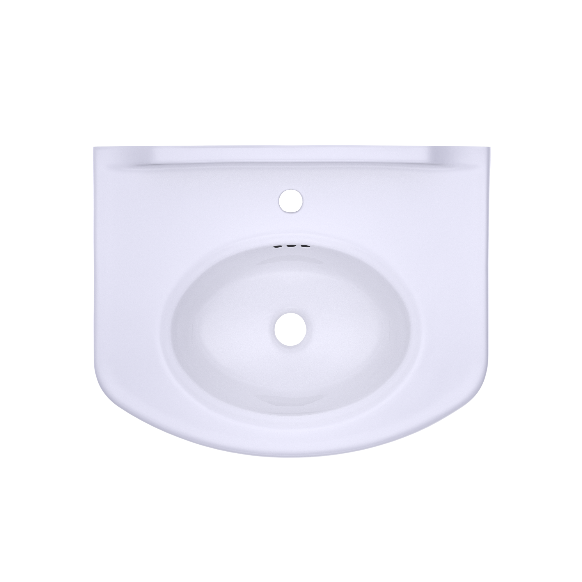 Toto Dartmouth 24-1/4" x 18-1/4" Pedestal Lavatory Sink LPT642 - Plumbing Market