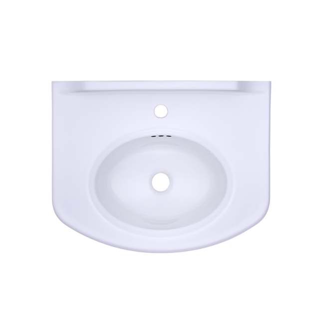 Toto Dartmouth 24-1/4" x 18-1/4" Pedestal Lavatory Sink LPT642 - Plumbing Market