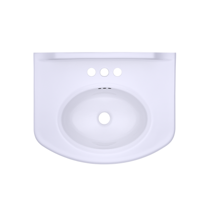 Toto Dartmouth 24-1/4" x 18-1/4" Pedestal Lavatory Sink LPT642 - Plumbing Market