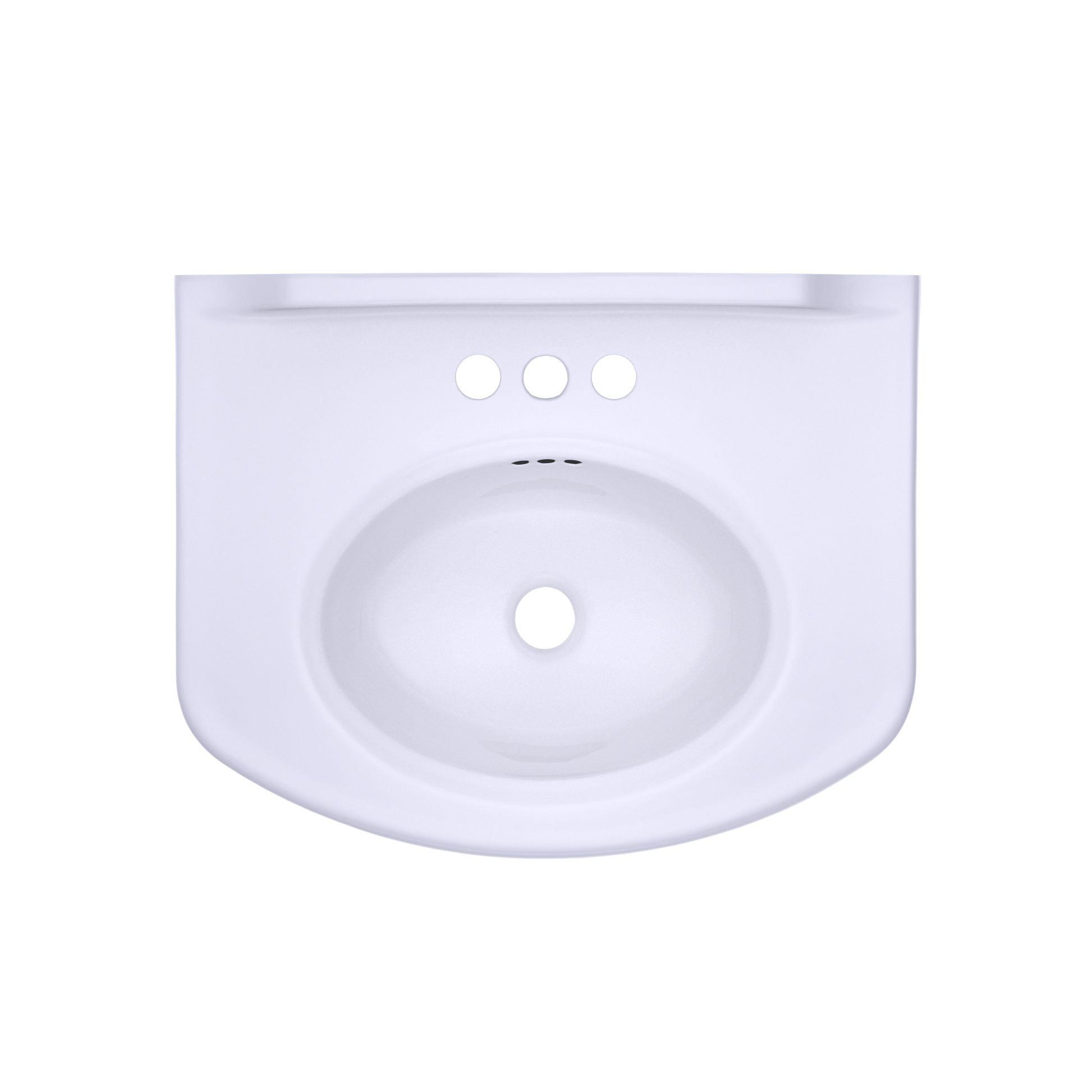 Toto Dartmouth 24-1/4" x 18-1/4" Pedestal Lavatory Sink LPT642 - Plumbing Market