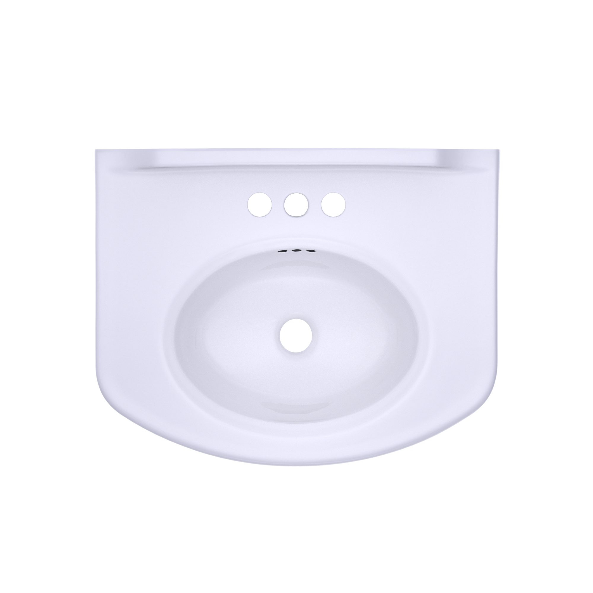 Toto Dartmouth 24-1/4" x 18-1/4" Pedestal Lavatory Sink LPT642 - Plumbing Market