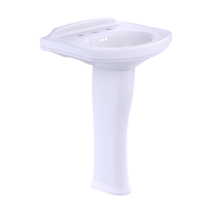 Toto Dartmouth 24-1/4" x 18-1/4" Pedestal Lavatory Sink LPT642 - Plumbing Market