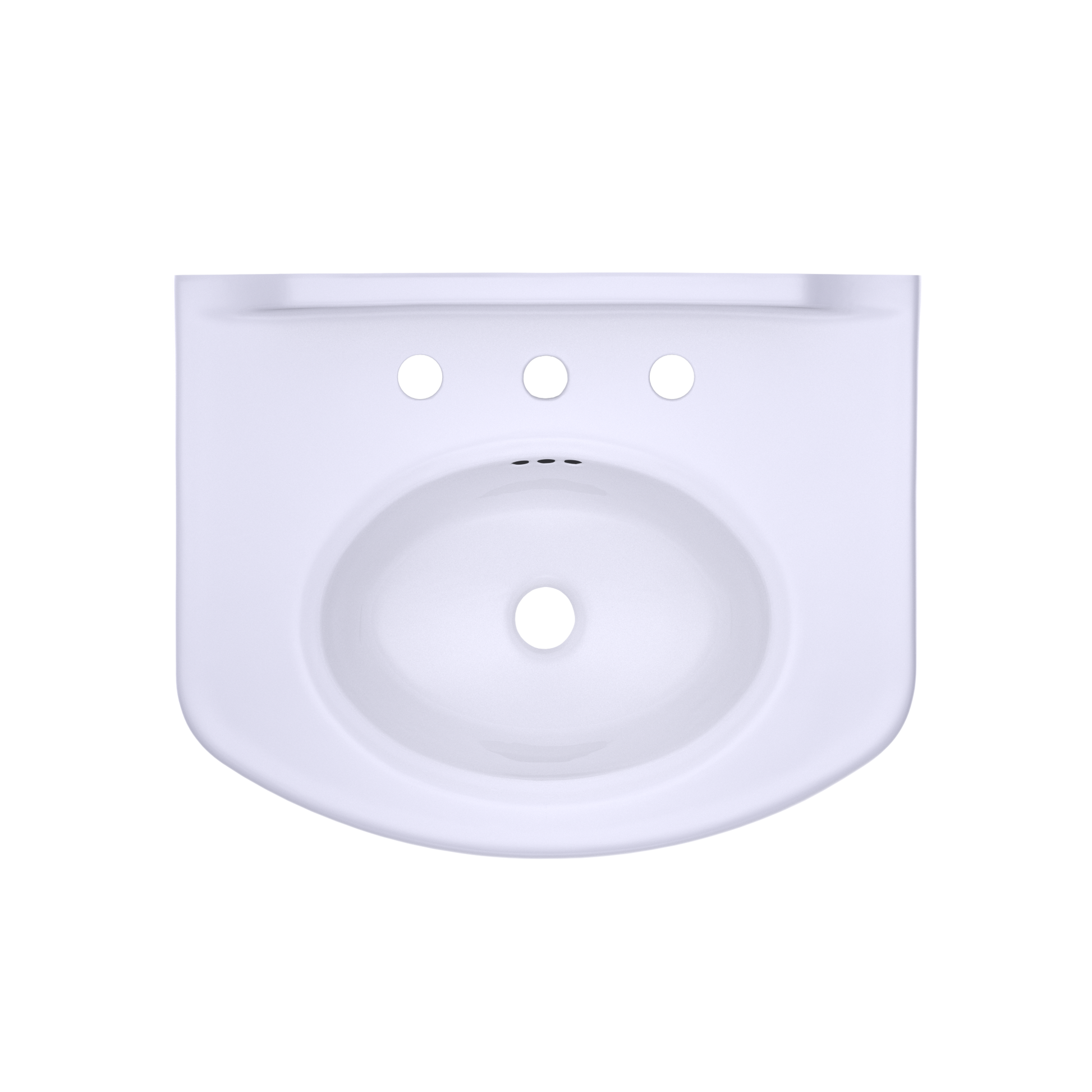 Toto Dartmouth 24-1/4" x 18-1/4" Pedestal Lavatory Sink LPT642 - Plumbing Market