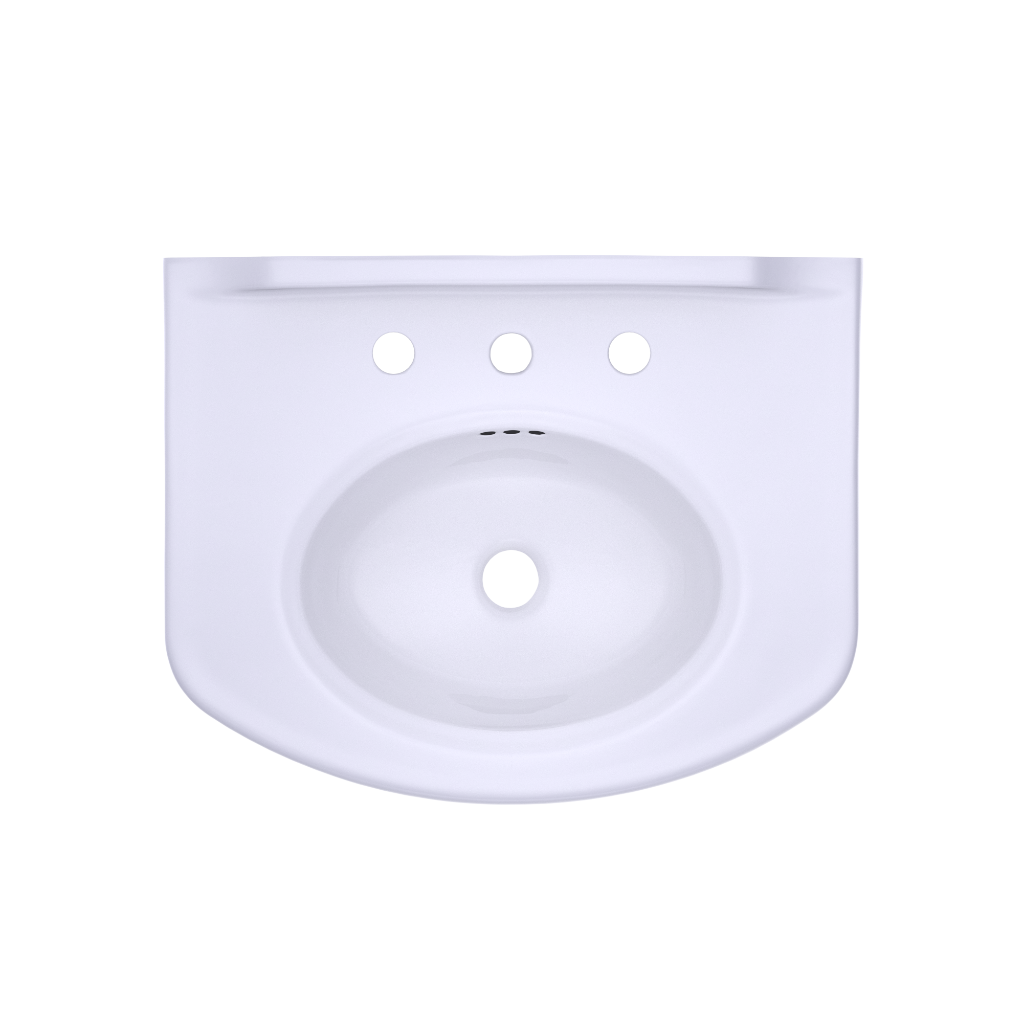 Toto Dartmouth 24-1/4" x 18-1/4" Pedestal Lavatory Sink LPT642 - Plumbing Market