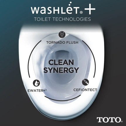 Toto UltraMax II WASHLET S2 One-Piece Toilet Elongated Comfort Height 1.28 GPF - Plumbing Market