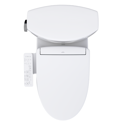 Toto Drake II WASHLET S2 Two-Piece Toilet Comfort Height Elongated 1.28 GPF - Plumbing Market