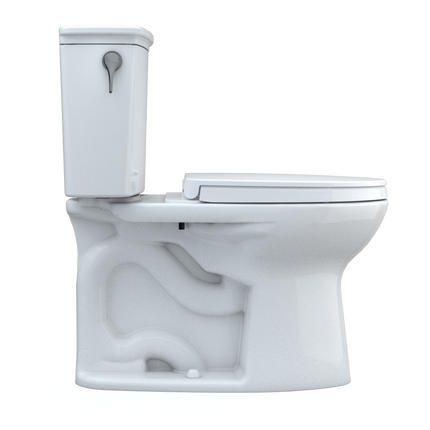 Toto Drake Transitional Two-piece Toilet, 1.28 GPF, Elongated Bowl W Seat - Plumbing Market