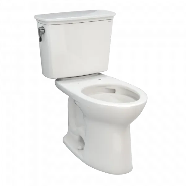 Toto Drake Transitional Two-piece Toilet, 1.28 GPF, Elongated Bowl Universal Height - Plumbing Market