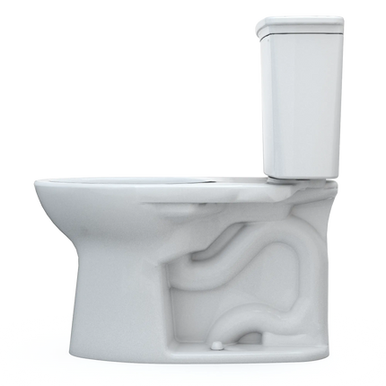 Toto Drake Transitional Two-piece Toilet, 1.28 GPF, Elongated Bowl - Plumbing Market