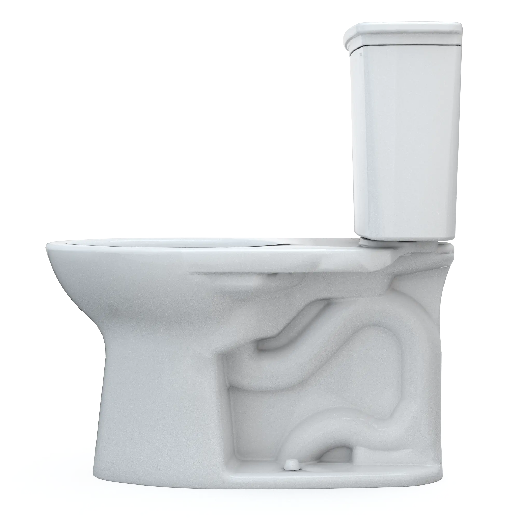 Toto Drake Transitional Two-piece Toilet, 1.28 GPF, Elongated Bowl - Plumbing Market