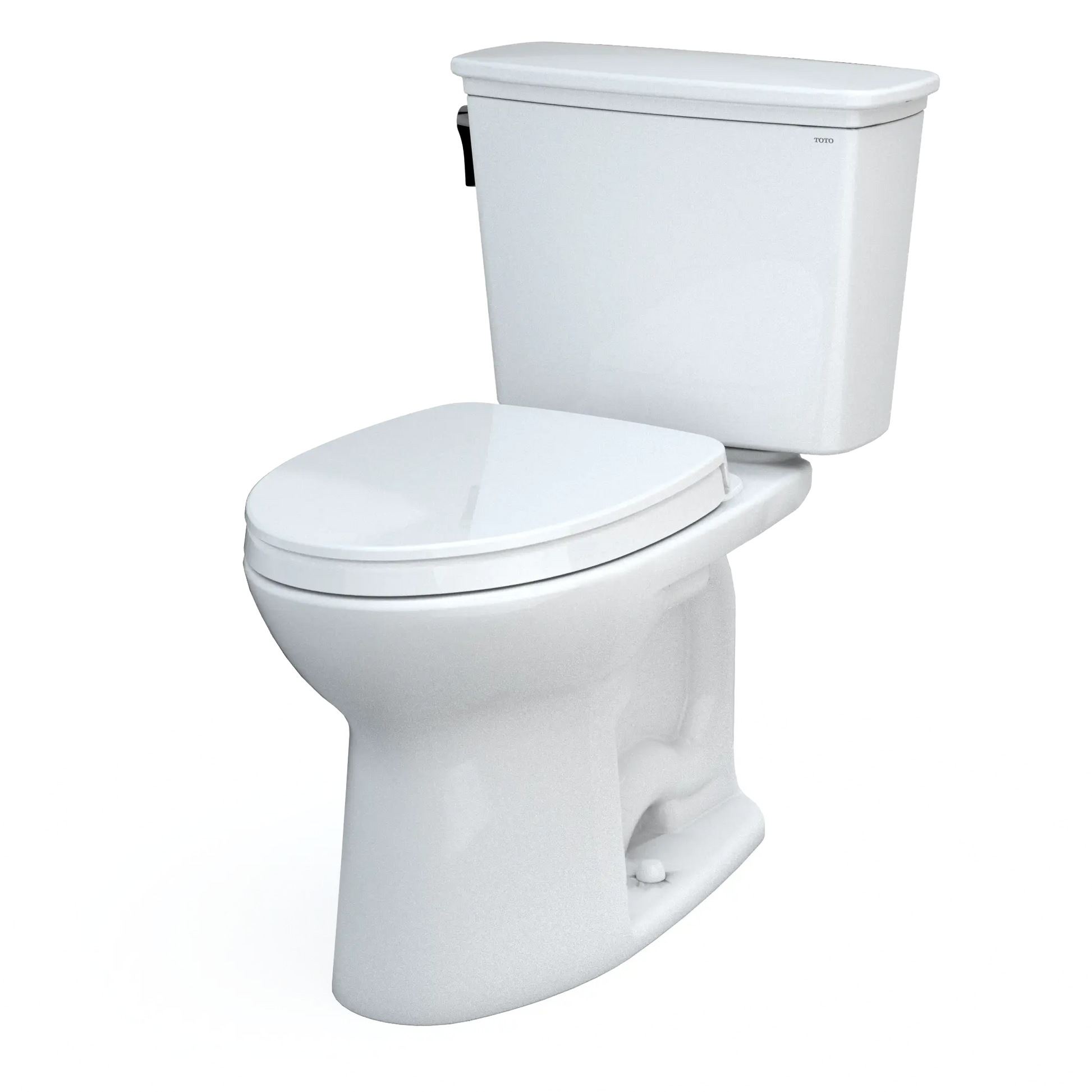 Toto Drake Transitional Two-piece Toilet, 1.28 GPF, Elongated Universal Height W Seat - Plumbing Market