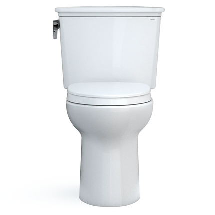 Toto Drake Transitional Two-piece Toilet, 1.28 GPF, Elongated Universal Height W Seat - Plumbing Market