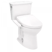Toto Drake Transitional WASHLET S2 Two-Piece Toilet Elongated Standard Height 1.28 GPF - Plumbing Market