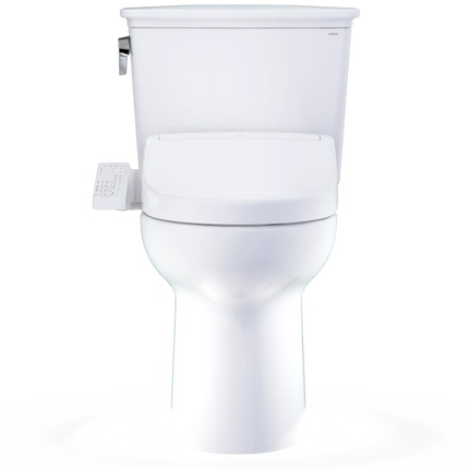 Toto Drake Transitional WASHLET S2 Two-Piece Toilet Elongated Standard Height 1.28 GPF - Plumbing Market