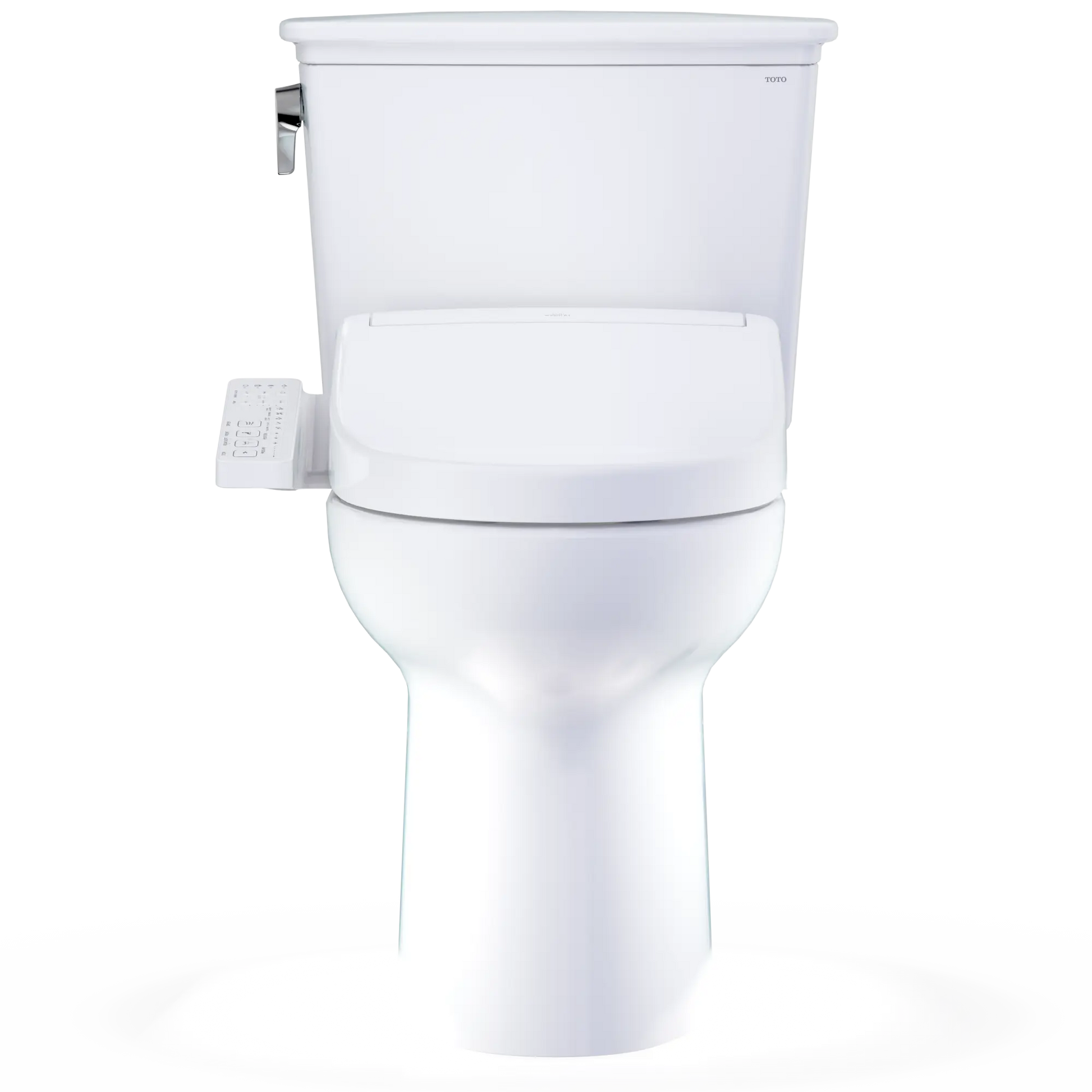Toto Drake Transitional WASHLET S2 Two-Piece Toilet Elongated Standard Height 1.28 GPF - Plumbing Market