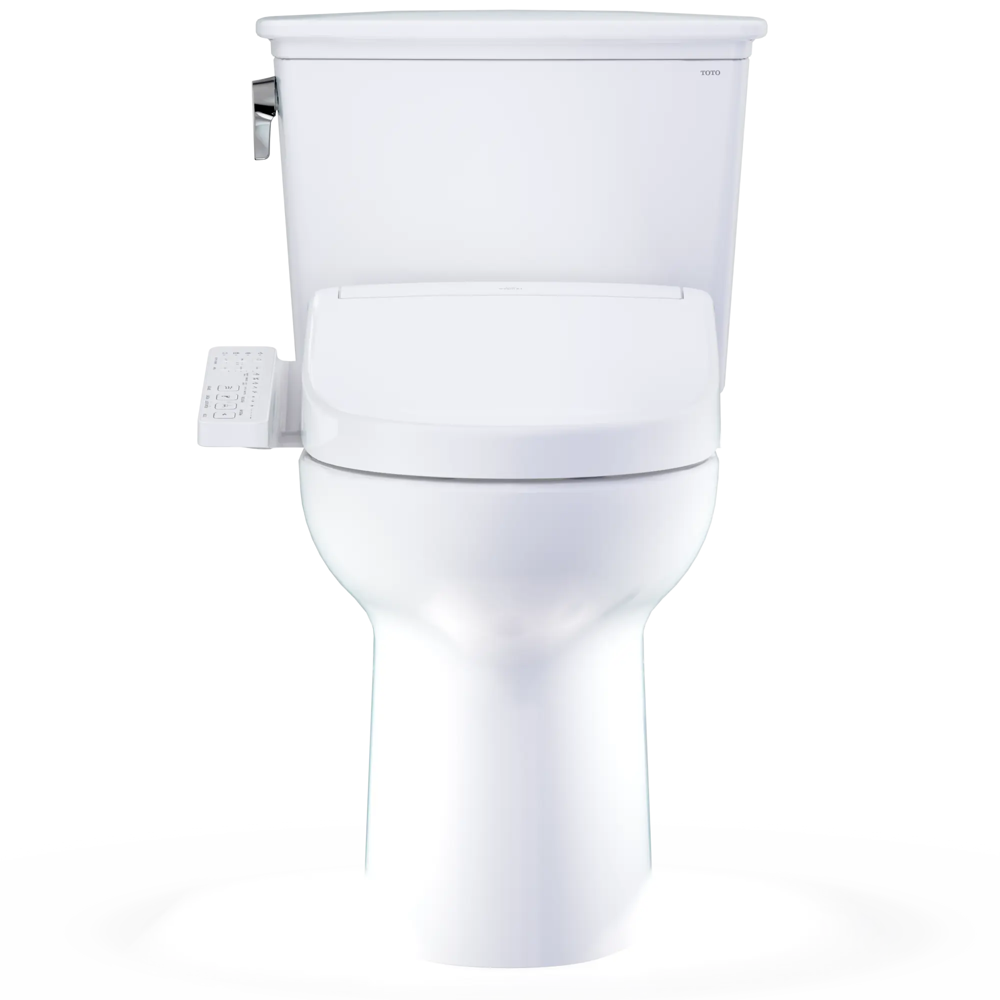 Toto Drake Transitional WASHLET S2 Two-Piece Toilet Elongated Standard Height 1.28 GPF - Plumbing Market