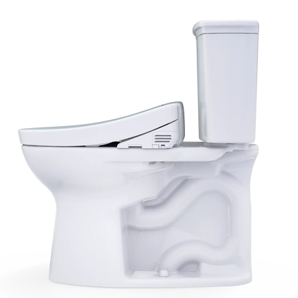 Toto Drake Transitional WASHLET S2 Two-Piece Toilet Elongated Standard Height 1.28 GPF - Plumbing Market