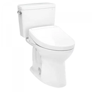 Toto Drake WASHLET S5 Two-Piece Toilet Elongated Standard Height 1.28 GPF - Plumbing Market