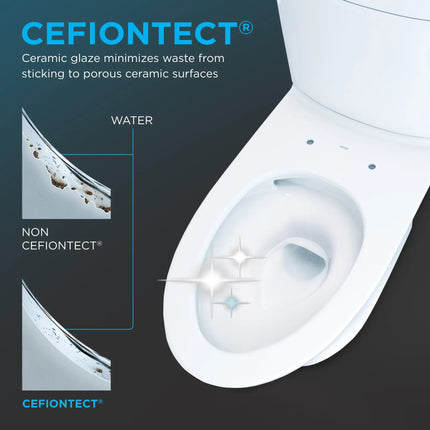 Toto Drake WASHLET S5 Two-Piece Toilet Elongated Standard Height 1.28 GPF - Plumbing Market