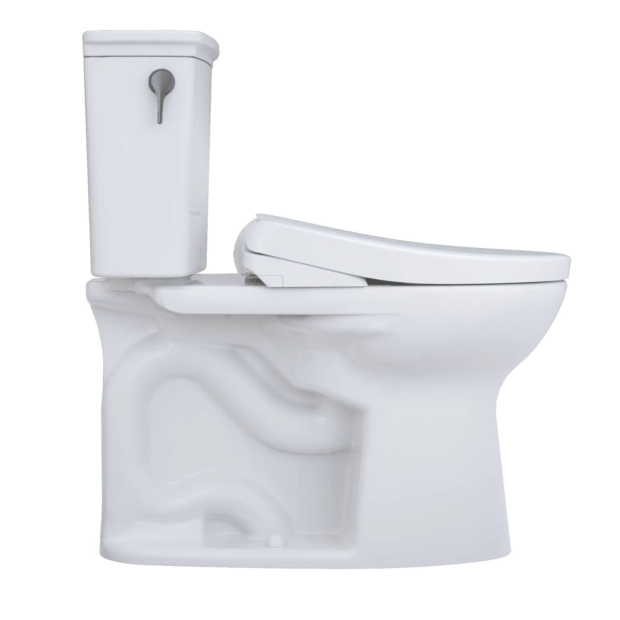 Toto Drake Transitional WASHLET+ S7A Two-Piece Toilet 1.28 GPF Universal Height - Plumbing Market